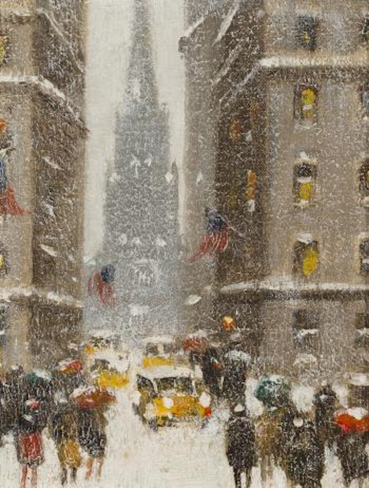 Wall Street at the Sub Treasury by Guy Carleton Wiggins