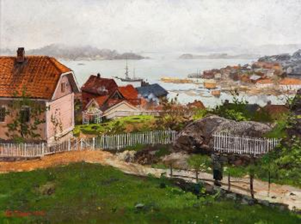 Fra Kragerø by Fritz Thaulow