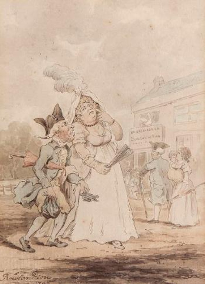 A nincompoop, or hen peck'd husband by Thomas Rowlandson