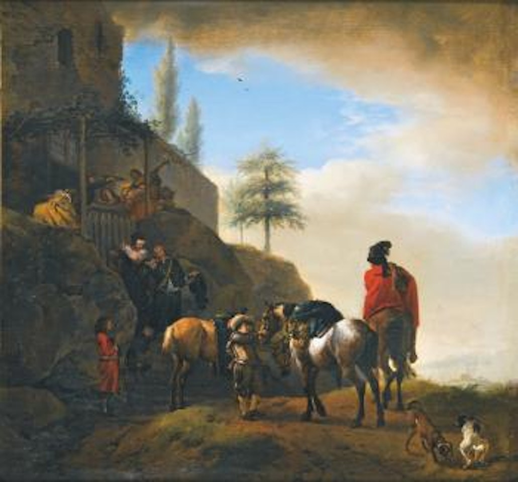 Departure For The Chase by Philips Wouwerman