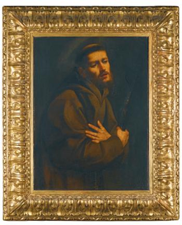 Saint Francis At Prayer by Florentine School