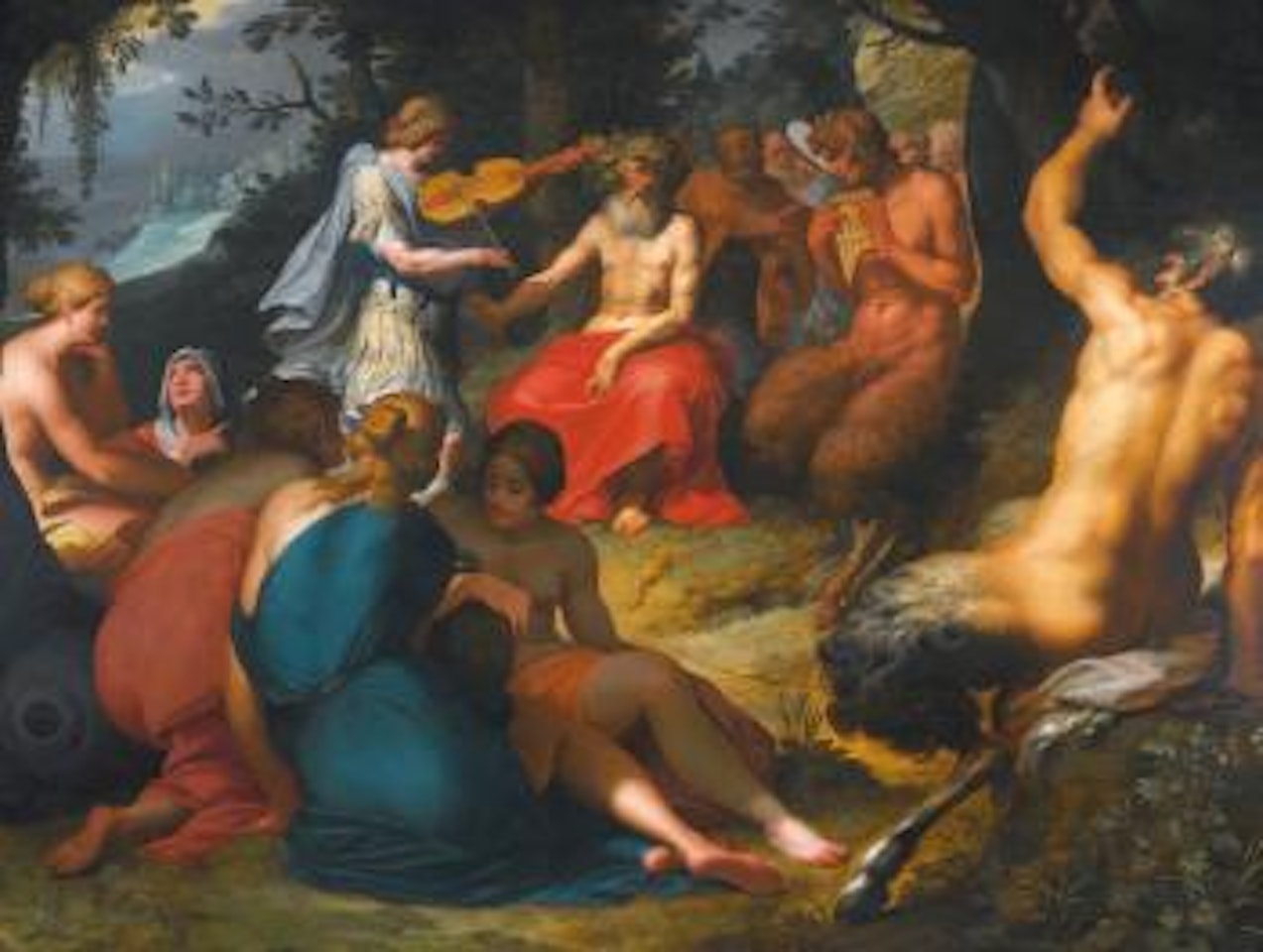 The Judgement Of Midas by Abraham Janssens