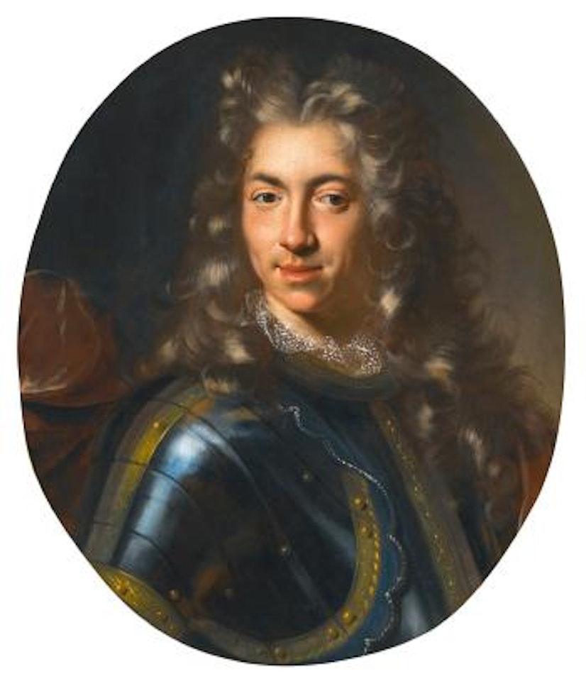 Portrait Of a Gentleman, Half Length, Dressed In Armour by Francesco Solimena