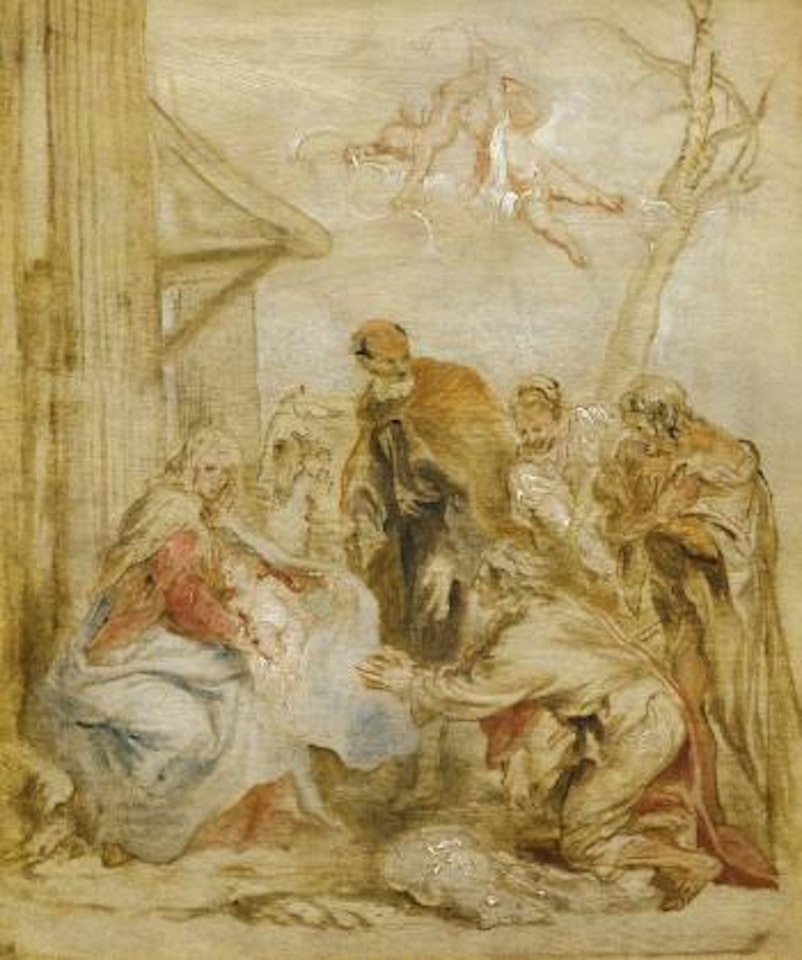 The Adoration Of The Shepherds by Anthony van Dyck