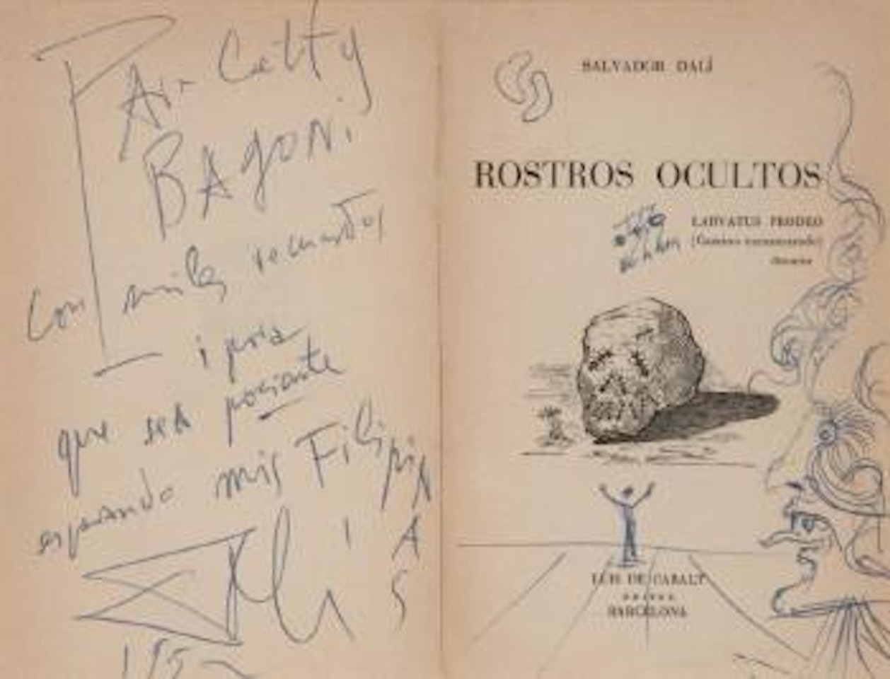 Rostros Ocultos by Salvador Dali