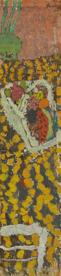 Corbeille De Fruits Et Tapisserie by Jean Pougny