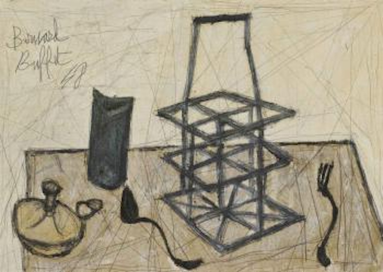 Nature Morte Au Porte-Bouteilles by Bernard Buffet