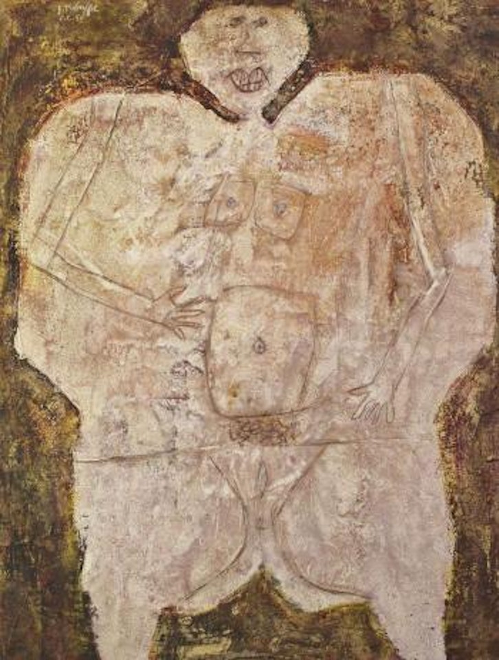 Femina Dulce Malum (Corps De Dame Taché De Rouille Et De Lilas) by Jean Dubuffet