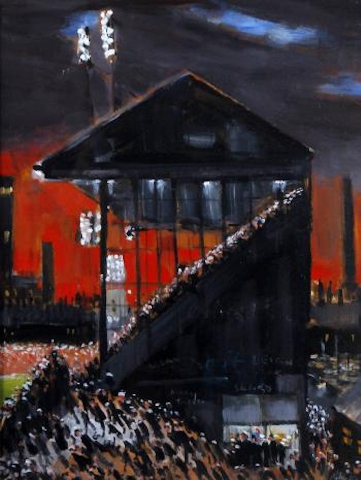 Leigh Rugby League Ground, 1972 by Harold Riley
