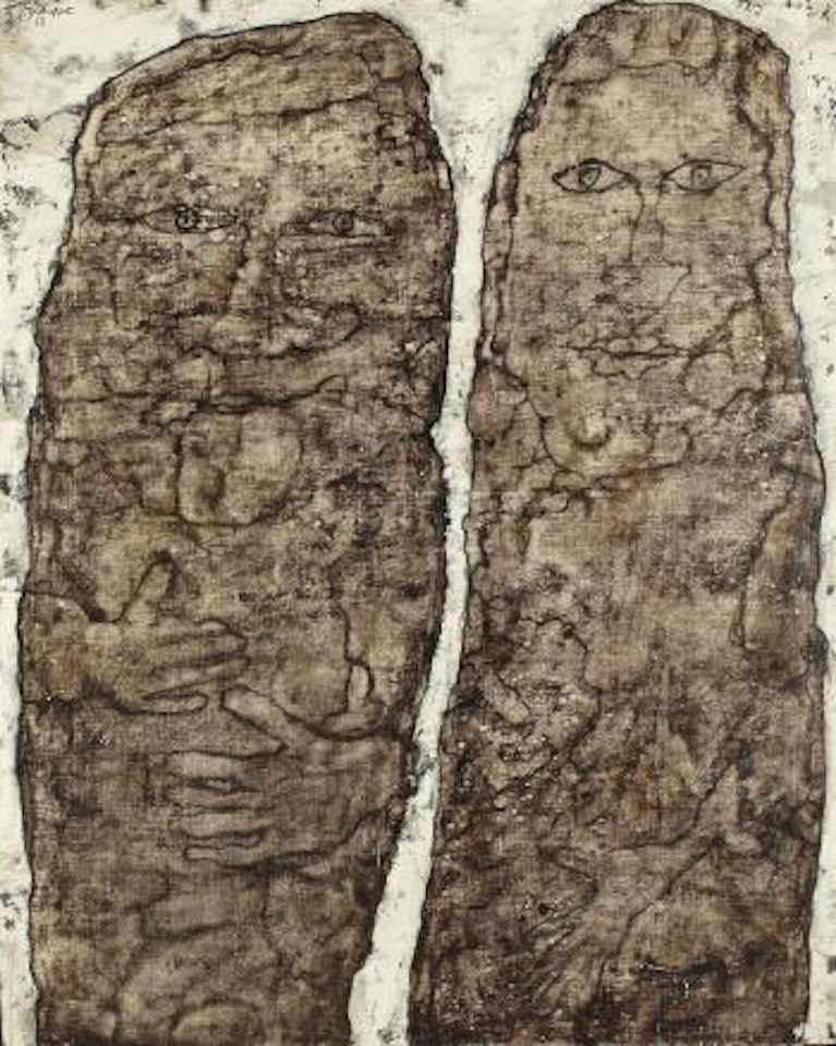 Hauts Lieux Du Mariage (Portraits De Werner Et Nora Schenk) by Jean Dubuffet
