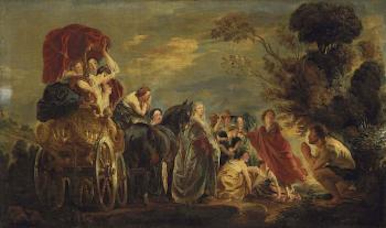 The Meeting Of Odysseus And Nausicaa by Jacob Jordaens