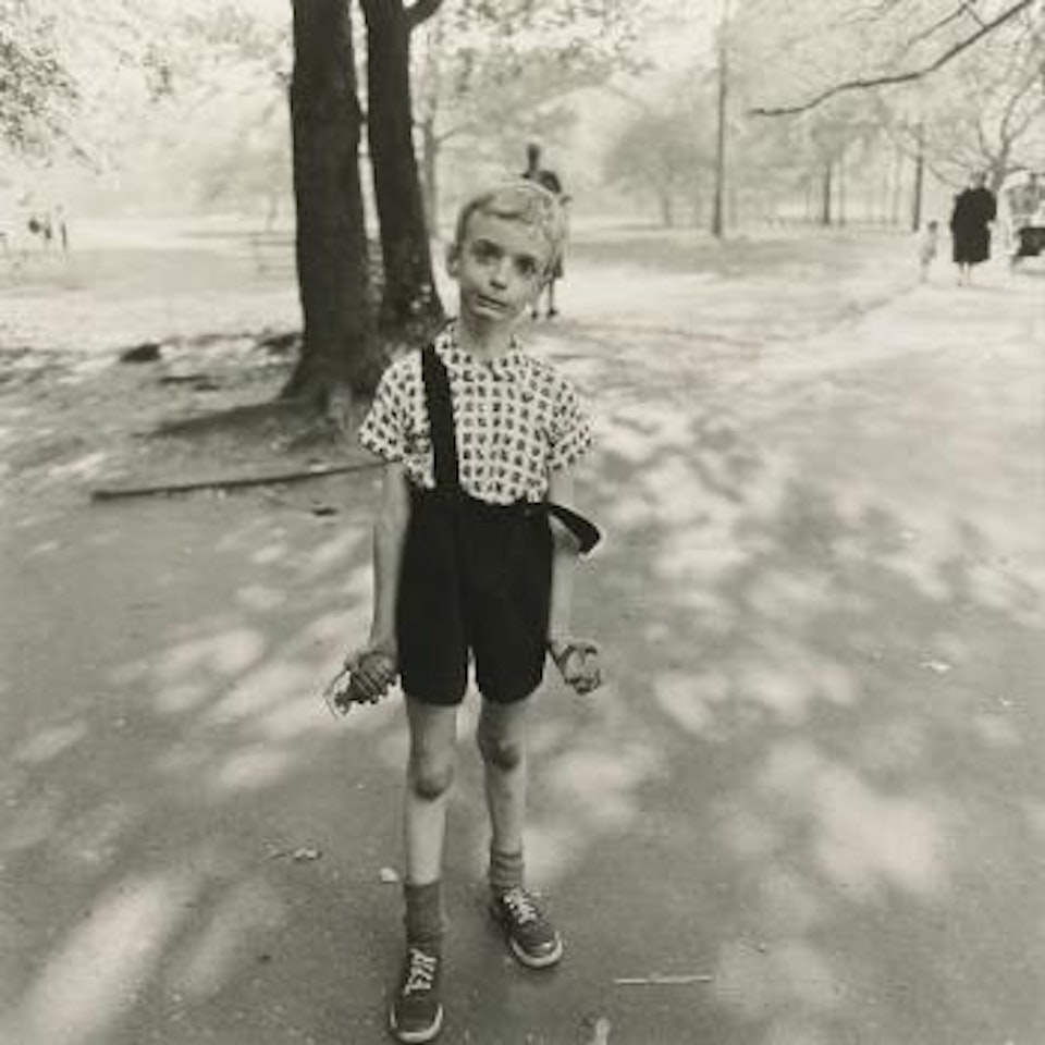 Child With A Toy Hand Grenade In Central Park, N. Y. C by Diane Arbus by Neil Selkirk