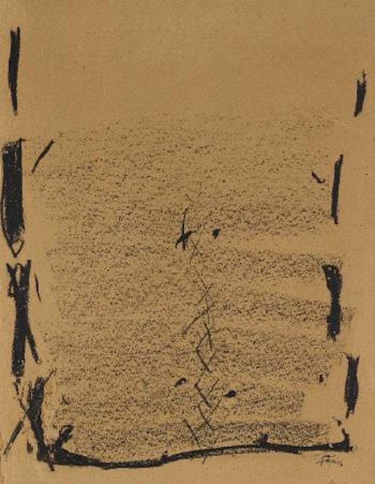 Ohne Titel by Antoni Tapies