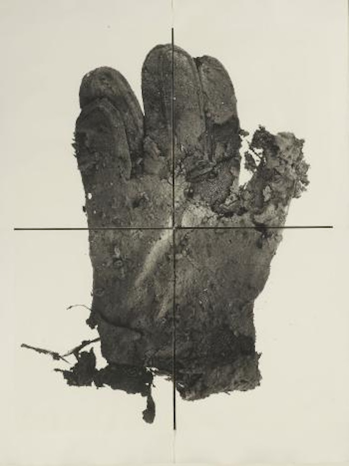 Mud Glove, New York (In 4 Parts) by Irving Penn