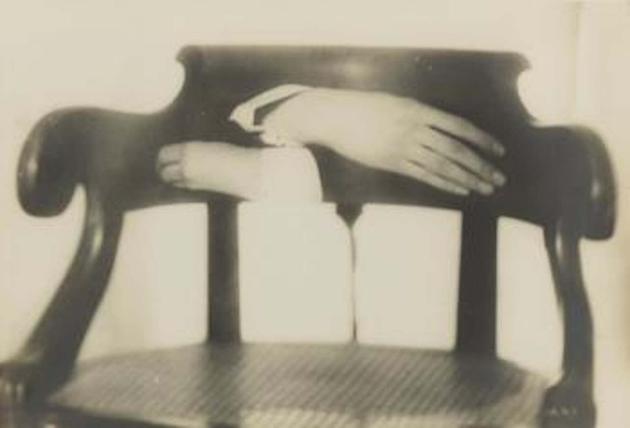 Untitled (Hands And Chair) by Man Ray
