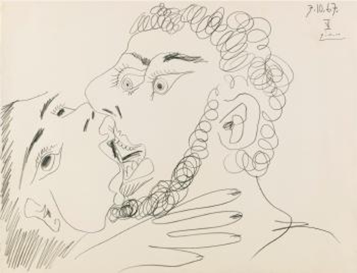 Le Baiser by Pablo Picasso