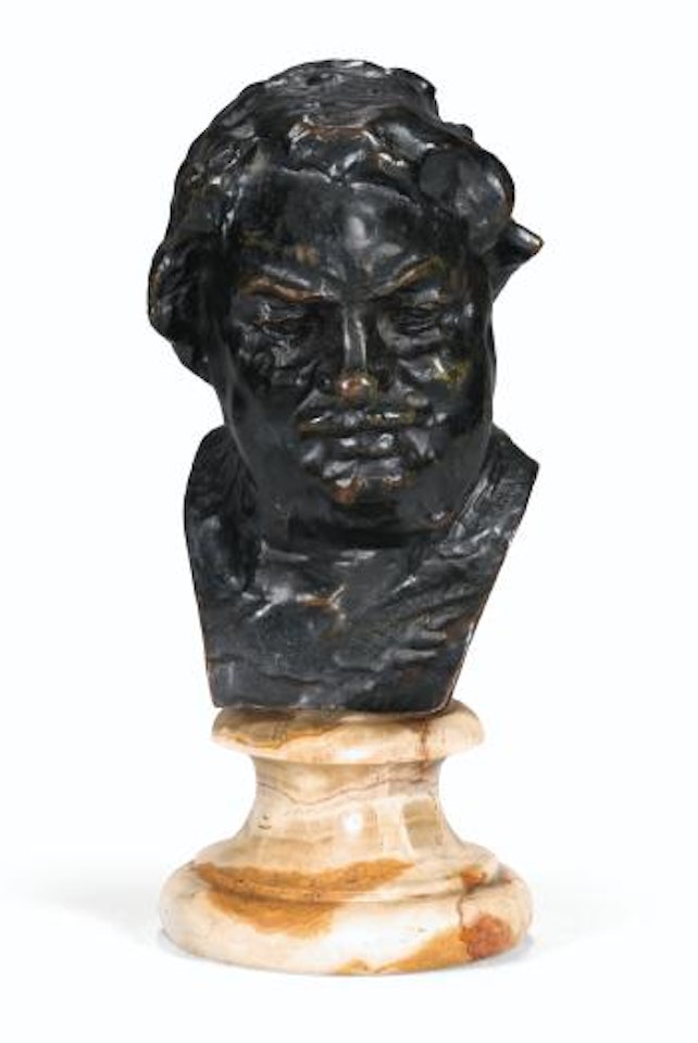 Balzac, Étude Type C (Buste), 3ème Version, Petit Modèle by Auguste Rodin