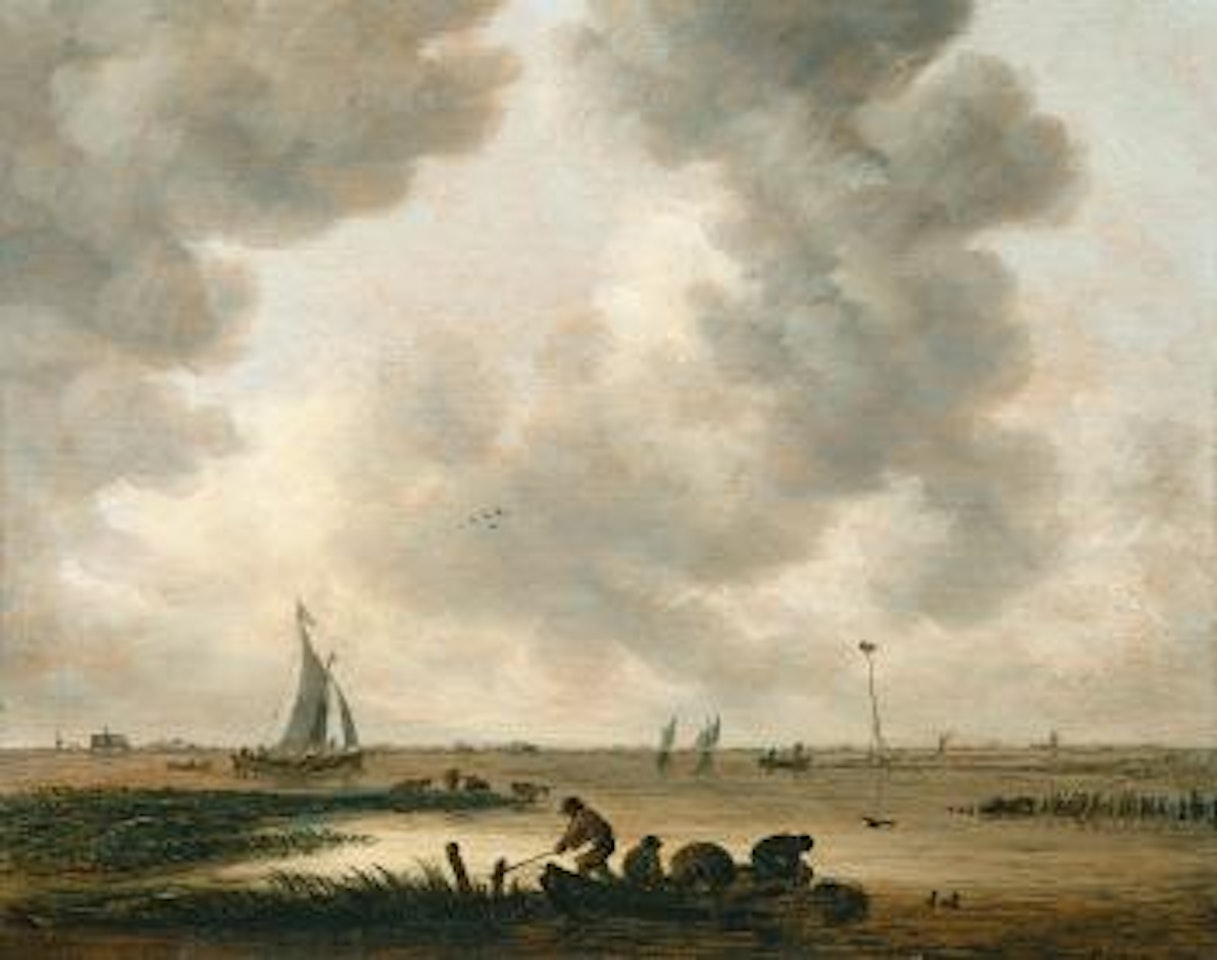 The Haarlemmermeer On a Cloudy Day, With a Distant View Of The Church Of Saint Bavo, Haarlem by Jan van Goyen