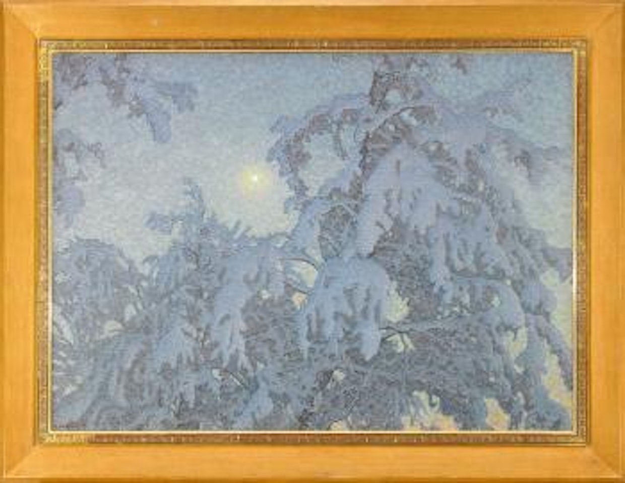 Vintersol by Gustaf Fjaestad