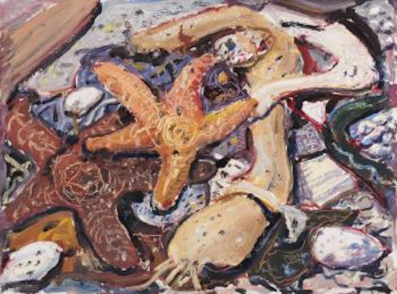 Westcoast Beach, Starfish by Arthur Lismer
