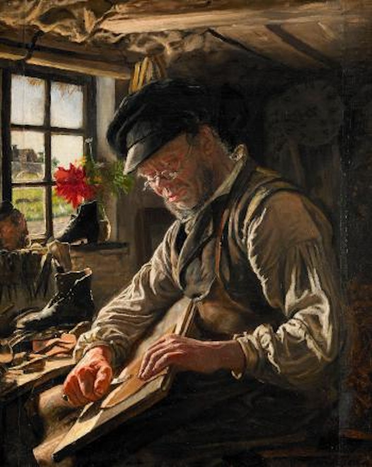 Skomakare by Peder Severin Kröyer