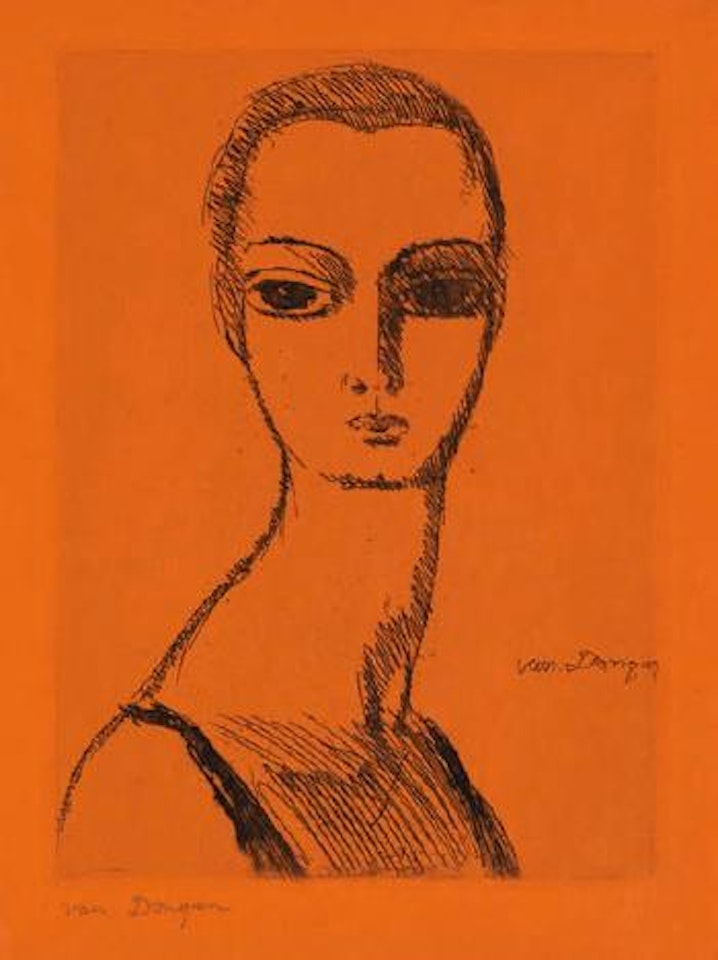 Girl with Swan's Neck by Kees van Dongen