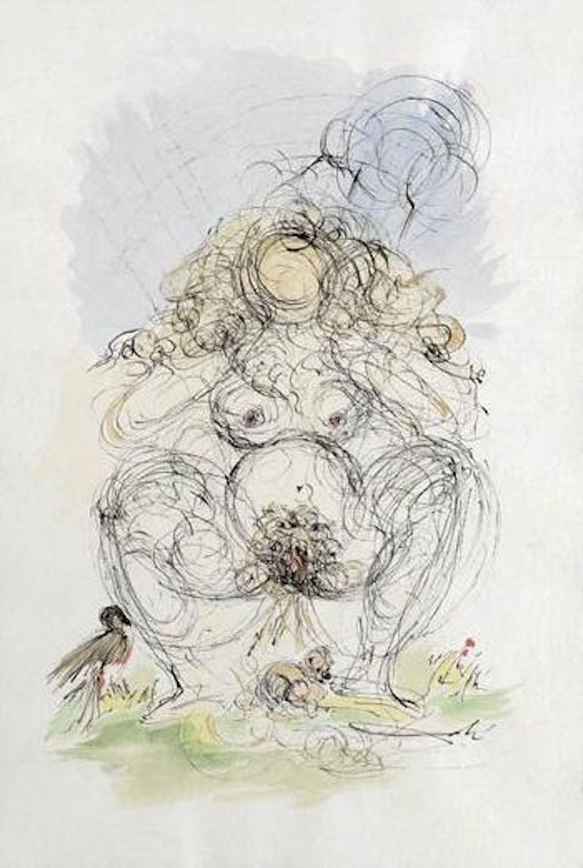 Nu Ecarte by Salvador Dali