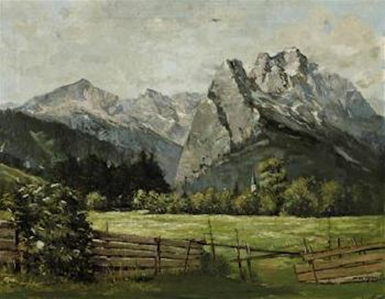 Gebirgslandschaft by Otto Pippel