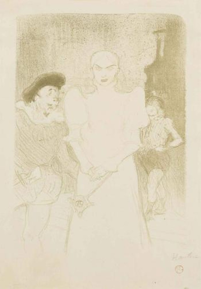 A l'Opéra: Madame Caron dans Faust (Delteil 49; Wittrock 39; Adhémar 52; Adriani 54) by Henri de Toulouse-Lautrec