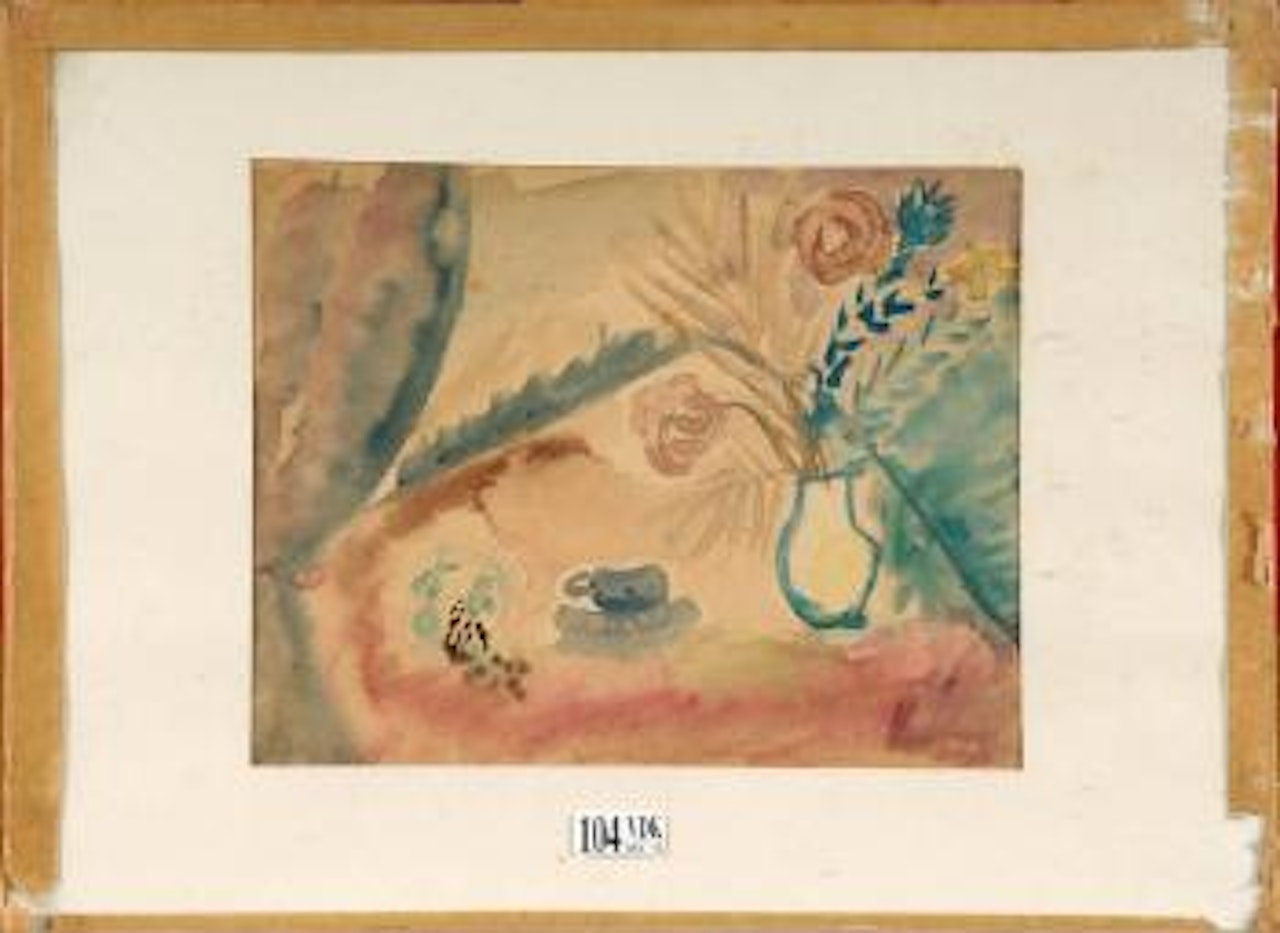 Nature morte au vase de fleurs by Jean Dufy