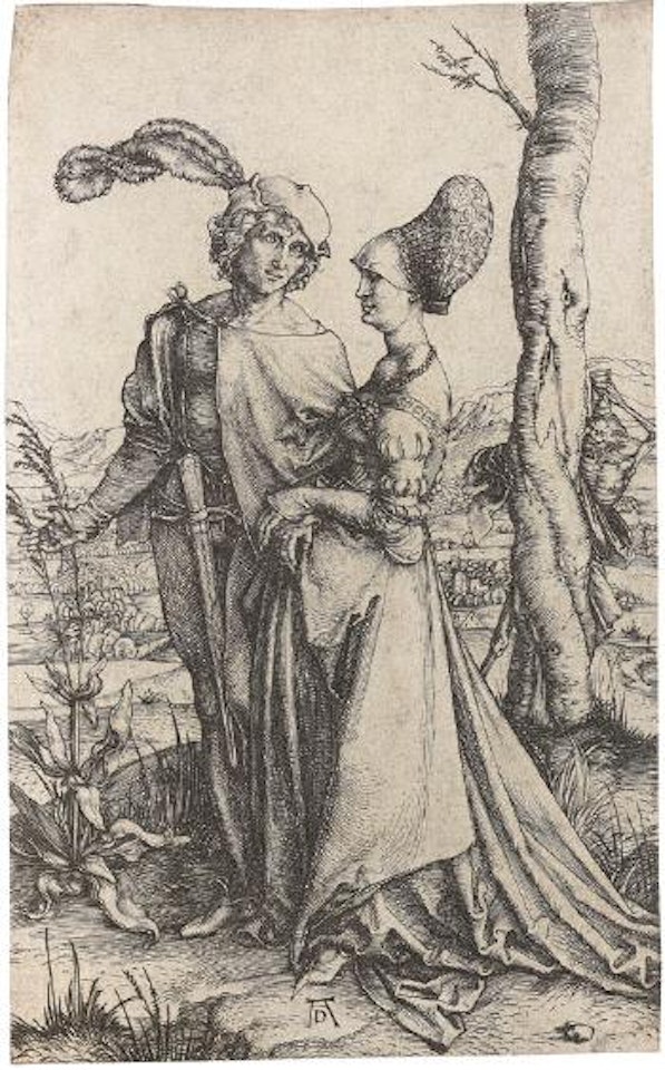 Das Liebespaar und der Tod (Der Spaziergang) by Albrecht Dürer