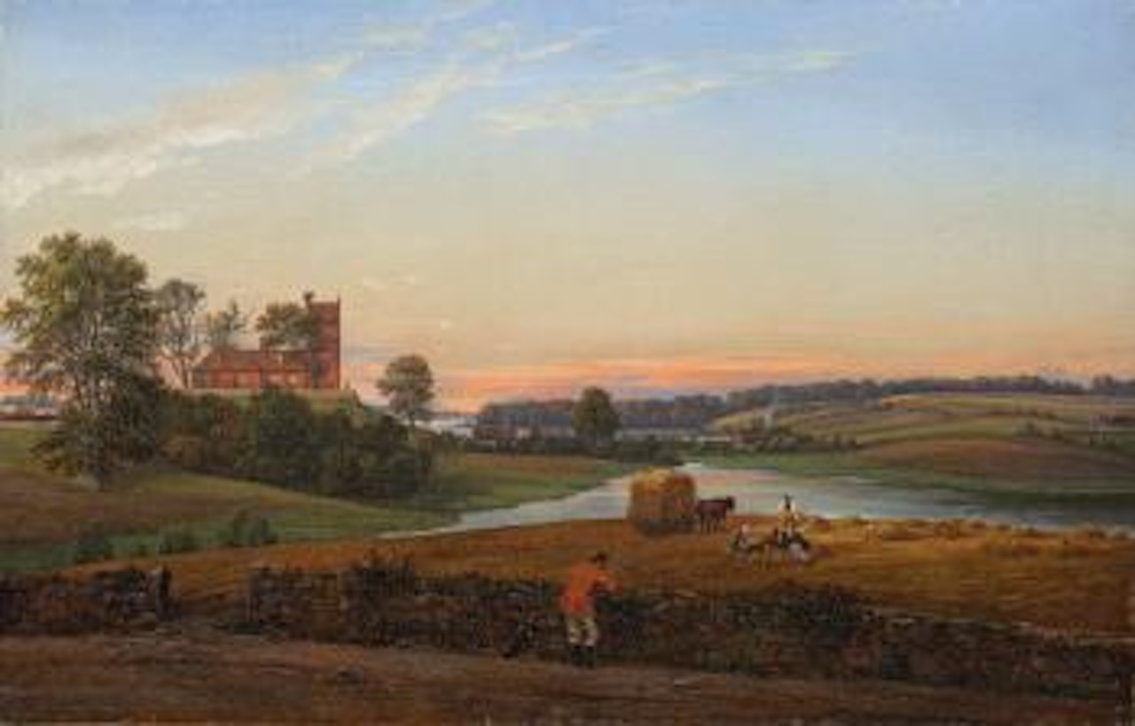 Ansicht von Bavnebakken bei Sorø by Johan Christian Clausen Dahl
