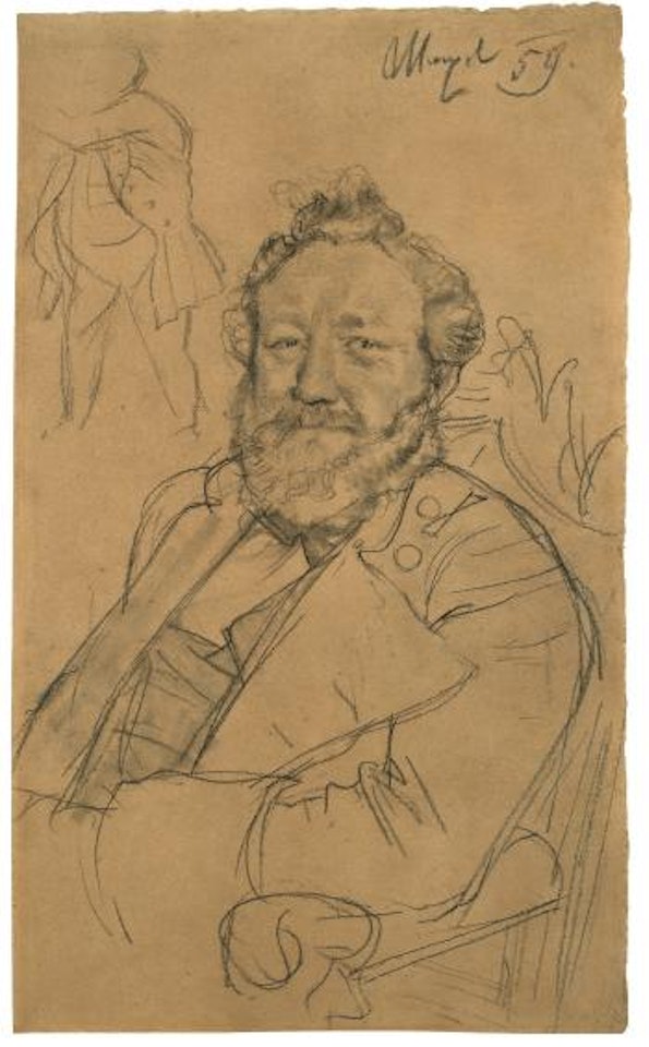 Porträt Eines Stabsarztes by Adolph Menzel