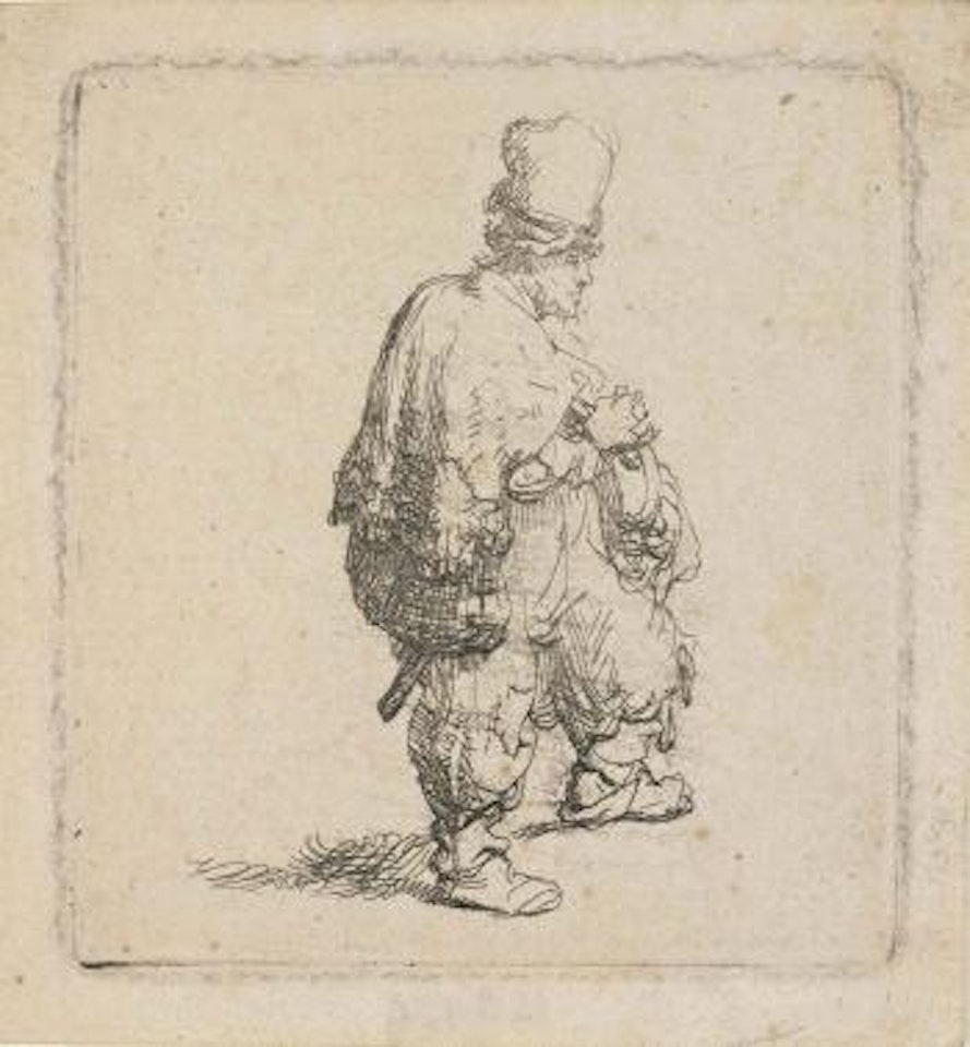 A Polander With Arms Folded (B, Holl 140; H 138) by Attributed to Rembrandt Harmensz van Rijn