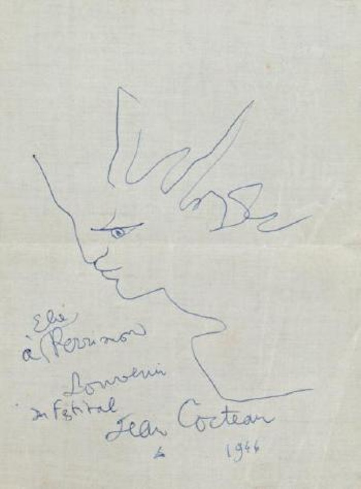 Profil original by Jean Cocteau