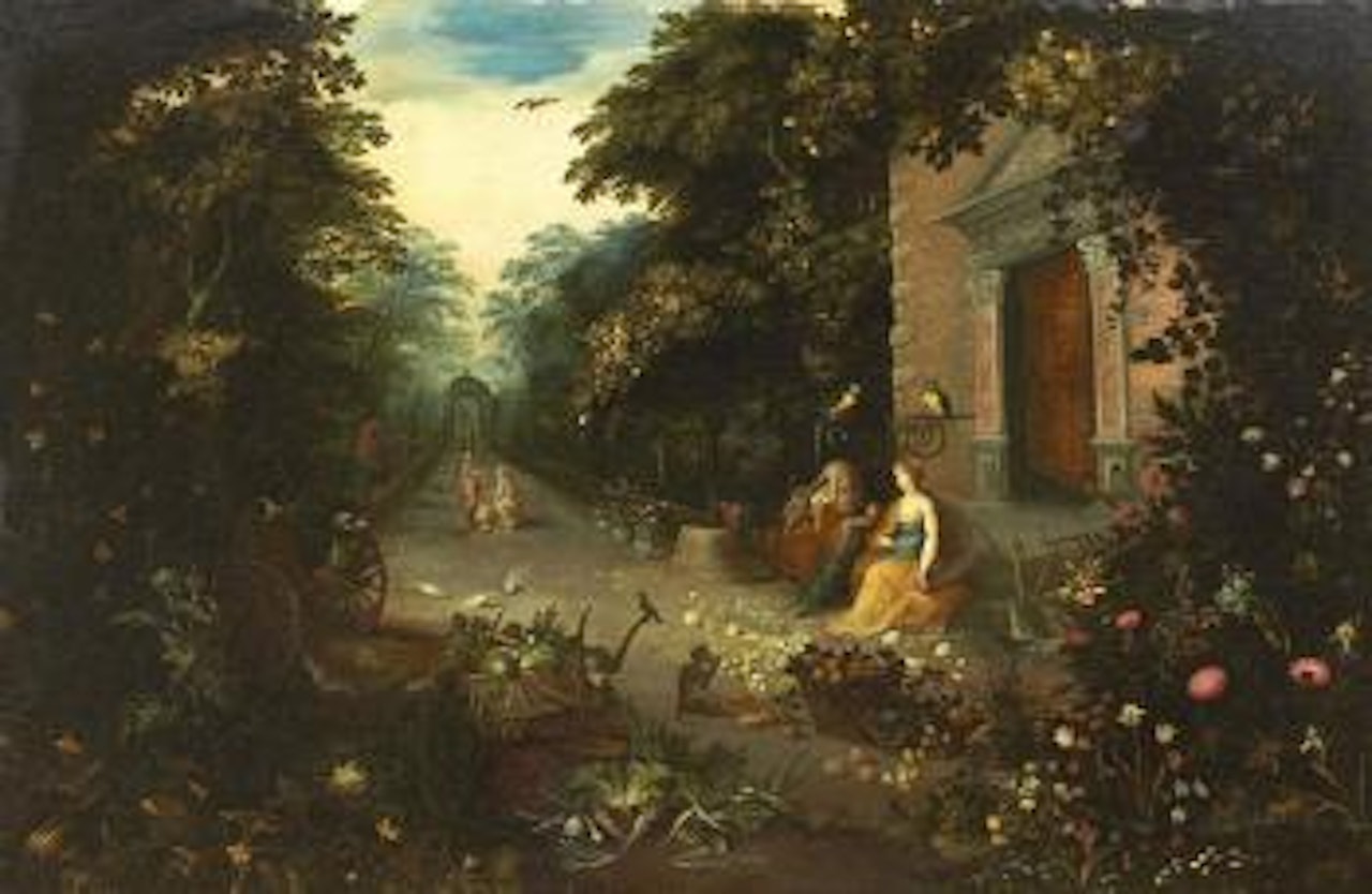 Vertumne et Pomone by Jan Brueghel the Younger