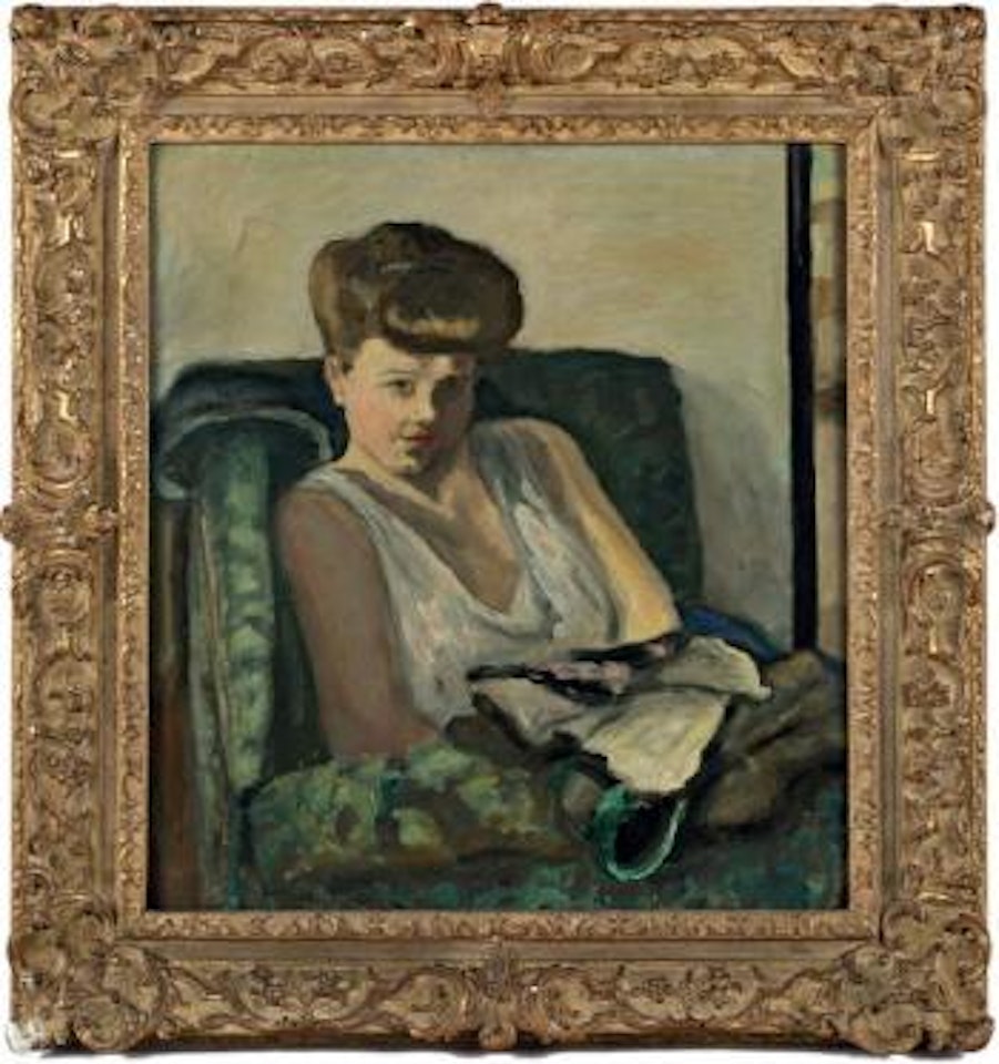 Femme dans un fauteuil by Pierre Bonnard