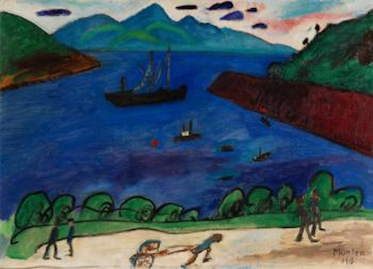 Narvik Hafen by Gabriele Münter