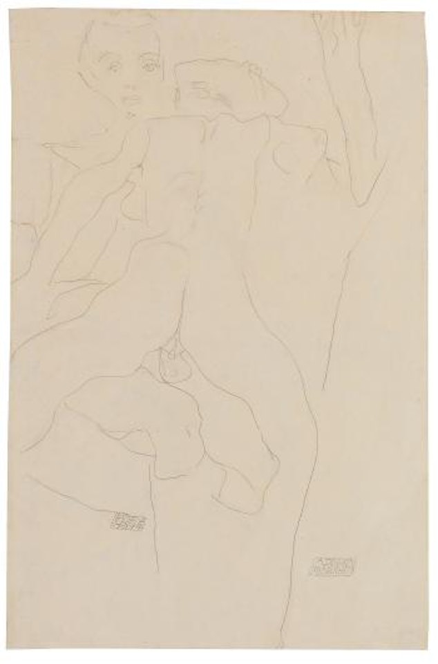 Liebespaar by Egon Schiele