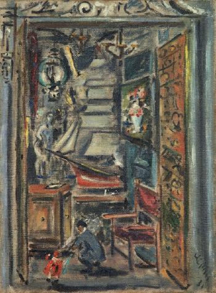 Bottega d'antiquario a Parigi by Filippo de Pisis