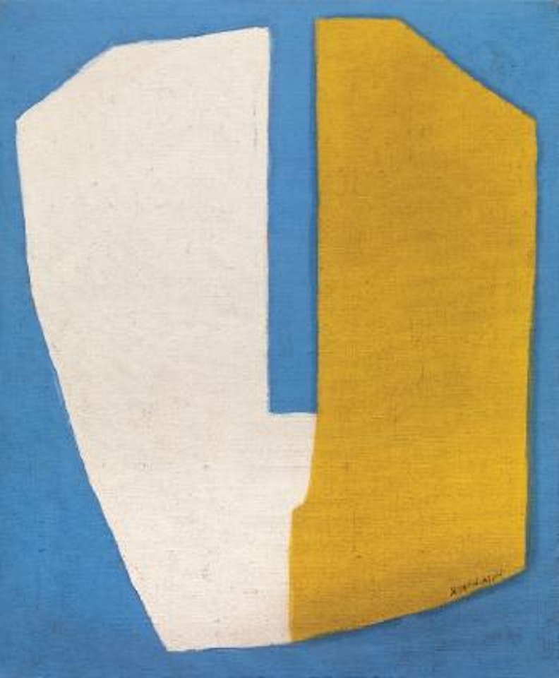 Composition bleu blanc jaune by Serge Poliakoff