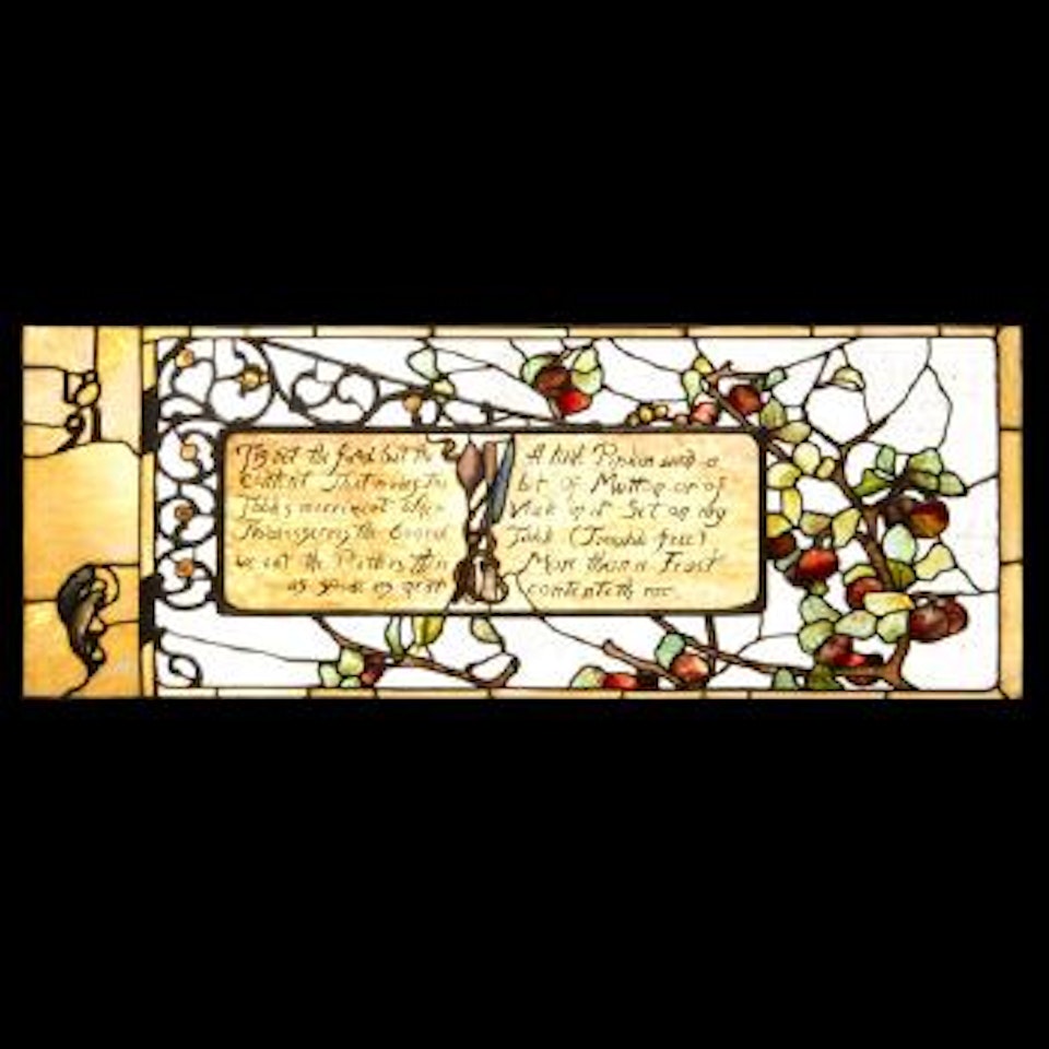 Dinner window by Tiffany Studios