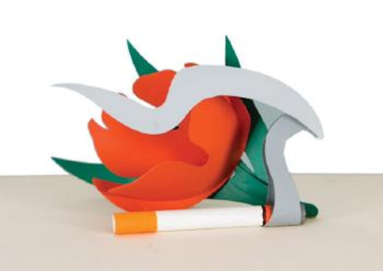 Maquette for Tulip and smoking cigarette (2nd version) by Tom Wesselmann