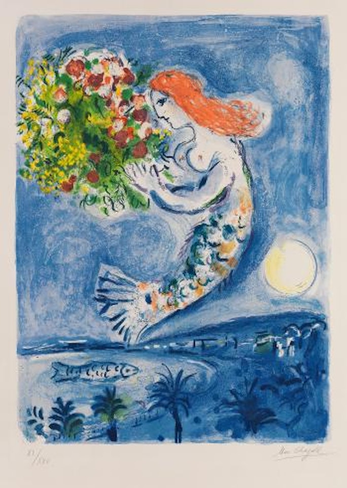 Die Bucht der Engel by Marc Chagall