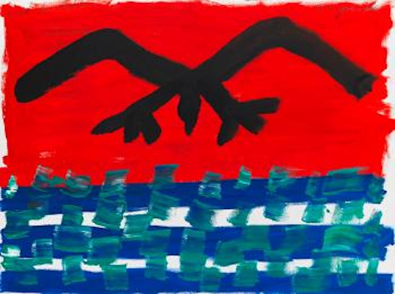 Welt des Adlers by A.R. Penck