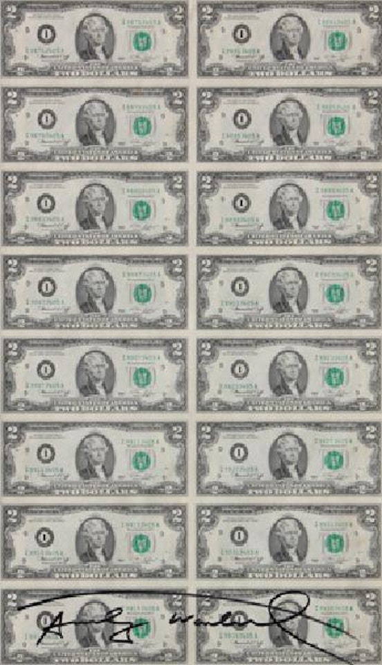 Pagina da 32 dollari by Andy Warhol
