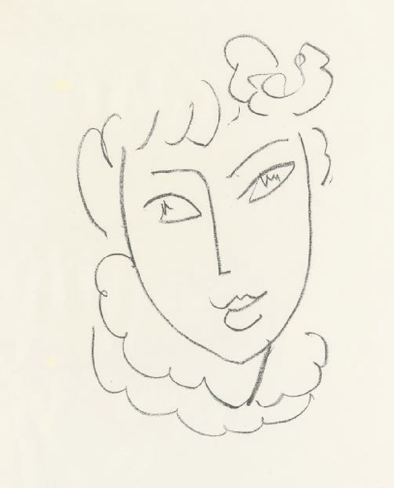 La Pompadour: One Plate by Henri Matisse