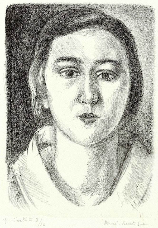 Jeune Fille Au Col D'Origandi by Henri Matisse