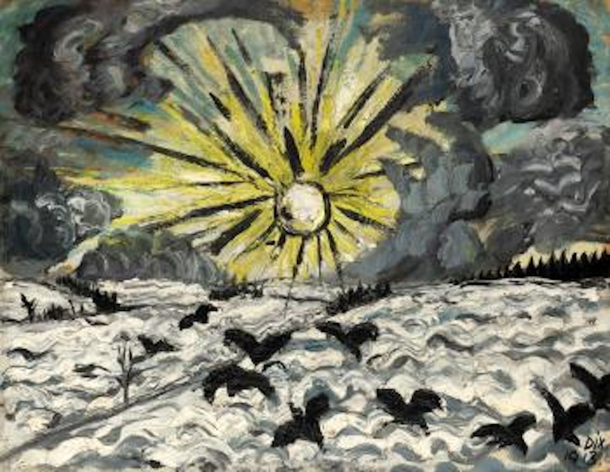 Sonnenaufgang by Otto Dix