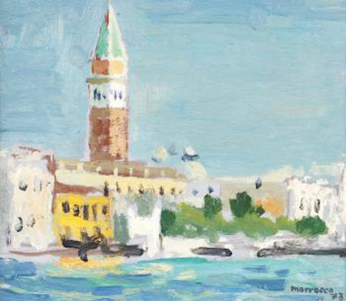 Campanile, Piazza St. Marco, Venice by Alberto Morrocco